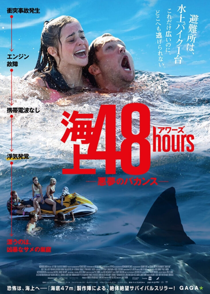 映画『海上48hours ―悪夢のバカンス―』のポスター